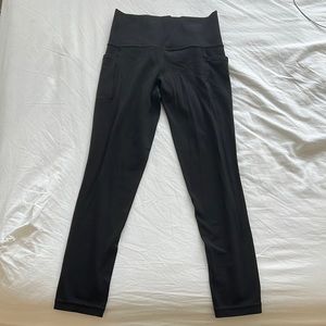 Black Athleta leggings. Perfect for working out and yoga.